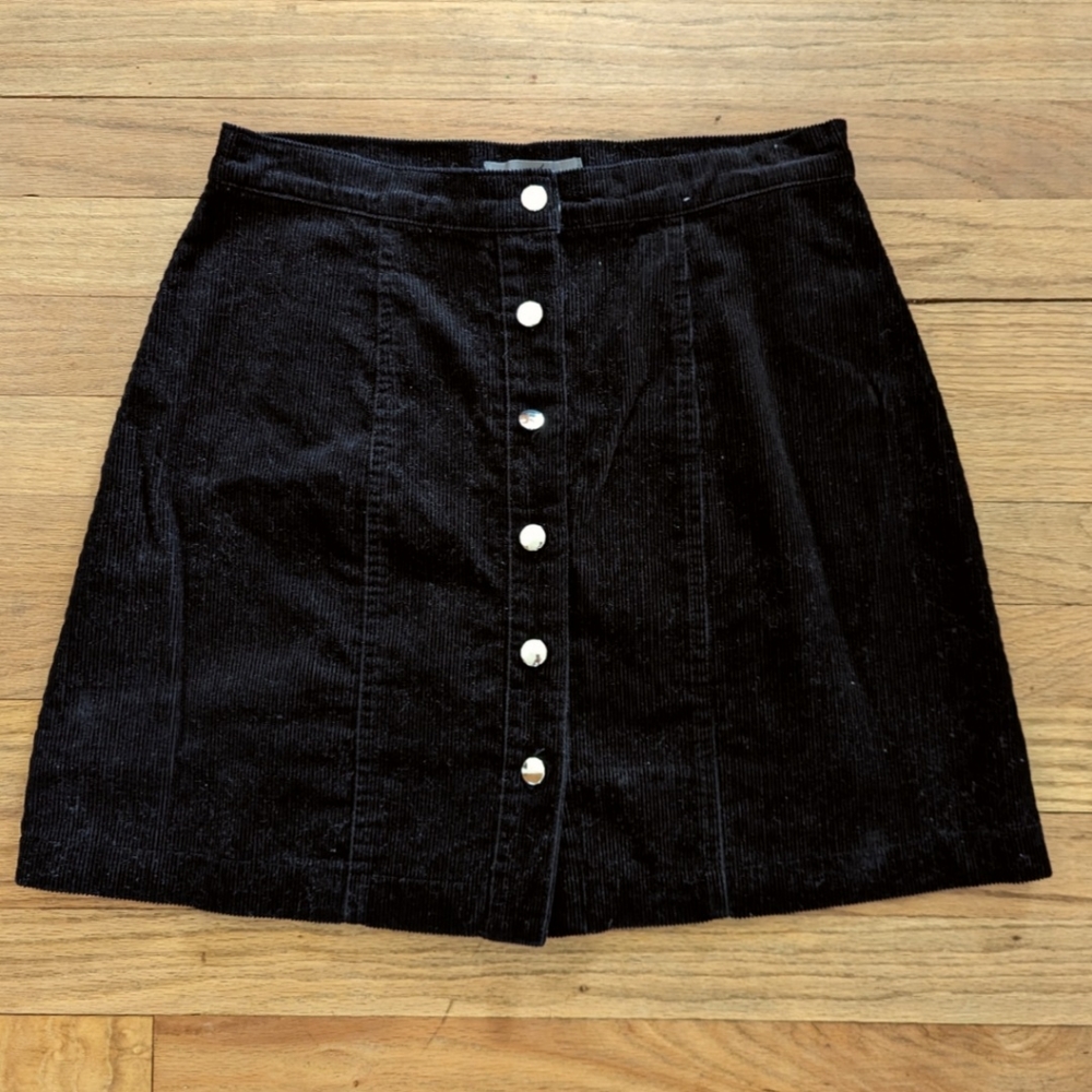 Primark Button Front Corduroy Shirt - Size 8